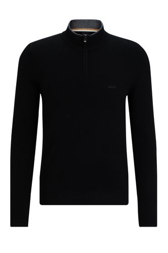 Boss Marlo Half Zip Knitwear Size: SIZE L - BOSS Black - Modalova