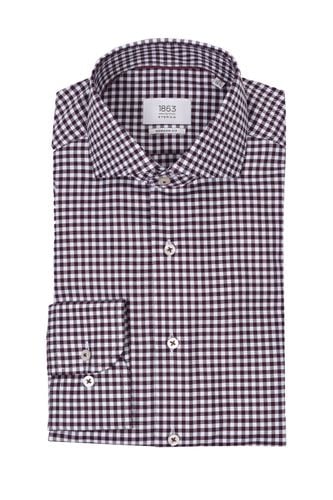 Eterna Modern Fit Checked Shirt Size: 16/ - Eterna Casual - Modalova