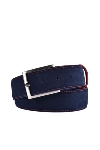 Suede Leather Belt /Red Size: UK 32 - Elliot Rhodes - Modalova