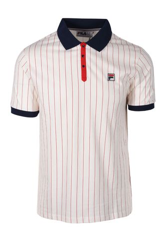 Classic Vintage Striped Polo Shirt Gardenia/Fila Navy/Fil - Fila Vintage - Modalova