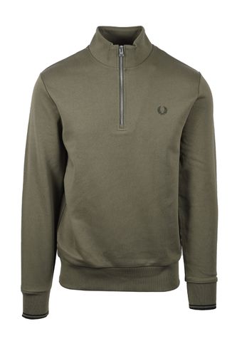 Half Zip Sweatshirt Laurel Wreath Size: SIZE L - Fred Perry - Modalova