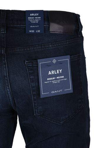 Arley Denim Jean Blue/Black Vintage Size: 36W32L - Gant - Modalova