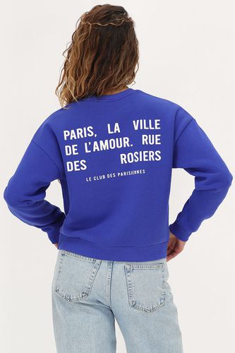 Blauer Pullover"Paris la ville"| - My jewellery - Modalova