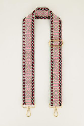 Mehrfarbiger Taschenriemen mit Ikat-Muster | - My jewellery - Modalova