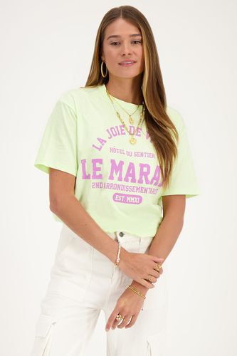 Hellgrünes T-Shirt''Le Marais''| - My jewellery - Modalova