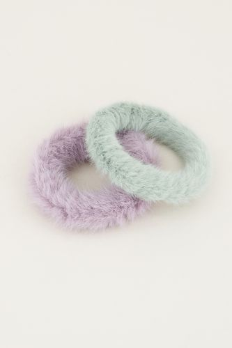 Green scrunchie set fluffy | - My jewellery - Modalova