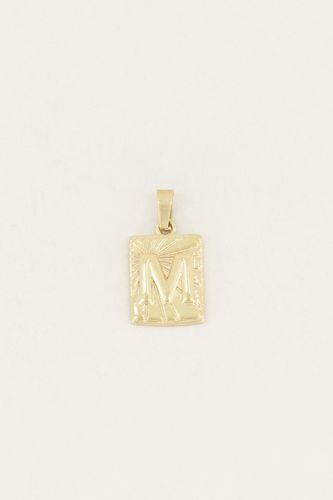 Rechteckiger Charm mit Initial | - My jewellery - Modalova