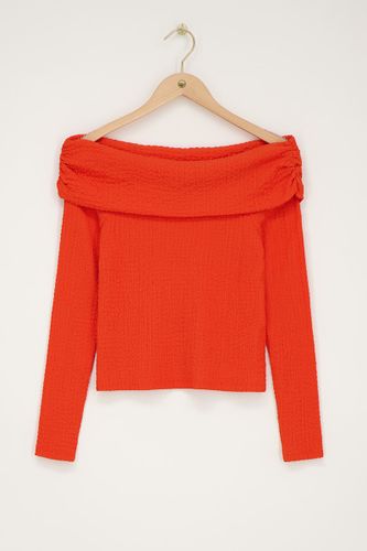Top texturé à épaules dénudées | - My jewellery - Modalova