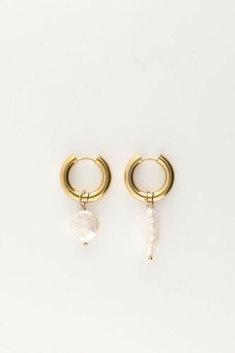 Ohrringe mit zwei verschiedenen Perlen | - My jewellery - Modalova