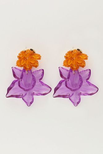 Insel-Ohrringe mit orangefarbener und Blume | - My jewellery - Modalova
