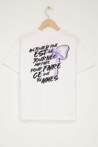 T-Shirt mit lilafarbener Schleife | - My jewellery - Modalova
