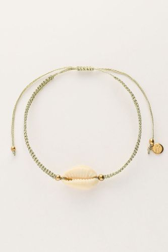 Goldenes Art Kordelarmband mit Muschel | - My jewellery - Modalova