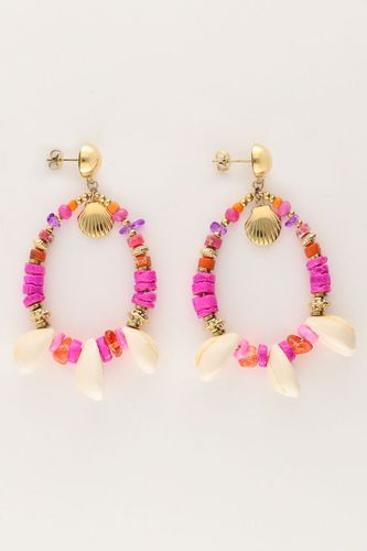 Art-Ohrringe mit rosa Perlen und Muscheln | - My jewellery - Modalova