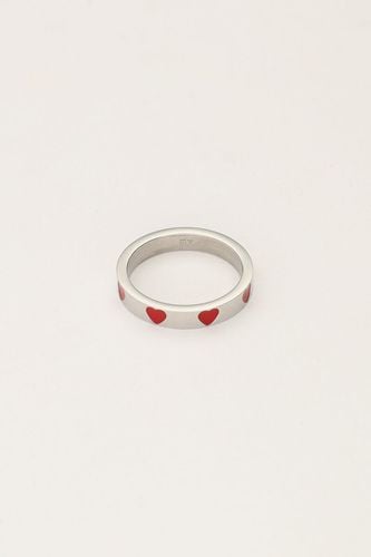 Ring mit roten Herzen | - My jewellery - Modalova