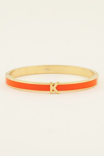 Orangefarbener Armreif mit Initialen | - My jewellery - Modalova