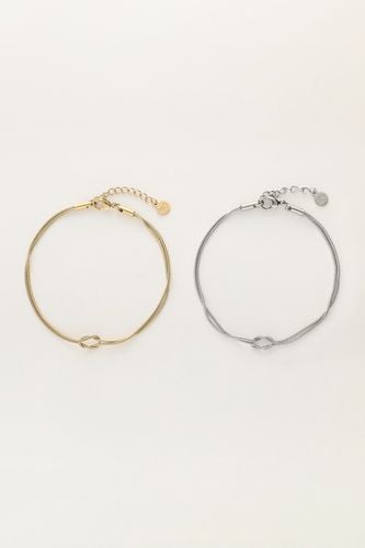 Forever Connected Minimalistisches Armband Set | - My jewellery - Modalova