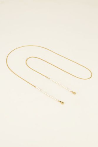 Goldene Brillenkette mit Perlen | - My jewellery - Modalova