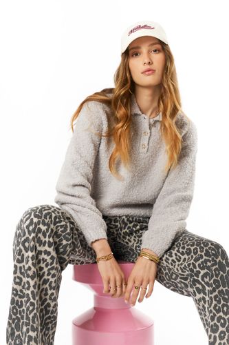 Polo à manches longues en bouclette | - My jewellery - Modalova