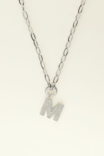 Initialen Kette mit Strass | - My jewellery - Modalova