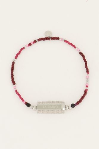 Rotes Perlenarmband mit Charm | - My jewellery - Modalova