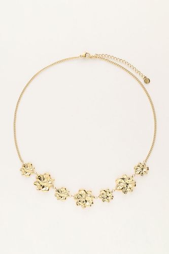 Statement-Kette mit strukturierten Blumen | - My jewellery - Modalova