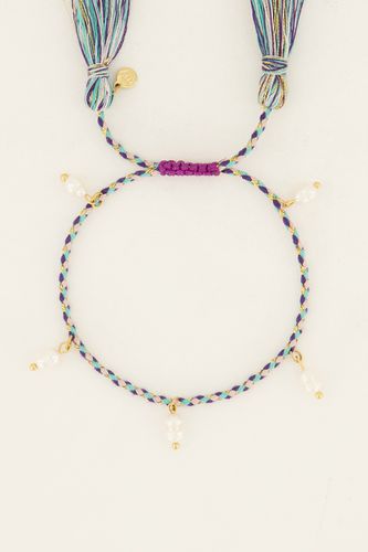 Souvenir Flechtarmband mit Perlen | - My jewellery - Modalova