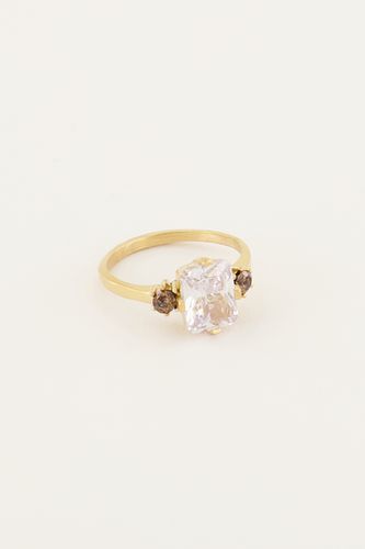 Vintage Statement Ring mit transparentem Kristall | - My jewellery - Modalova