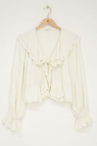 Chemisier à volants avec nœud | - My jewellery - Modalova