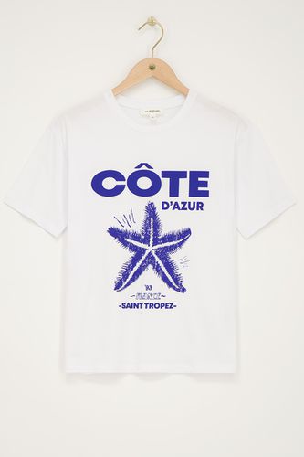 T-Shirt mit blauem"Cote d'azur"| - My jewellery - Modalova