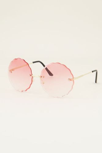 Sonnenbrille mit runden pinkfarbenen Gläsern | - My jewellery - Modalova