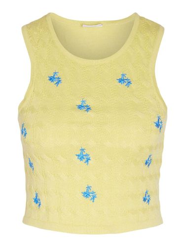 Embroidered Knitted Top - Noisy May - Modalova