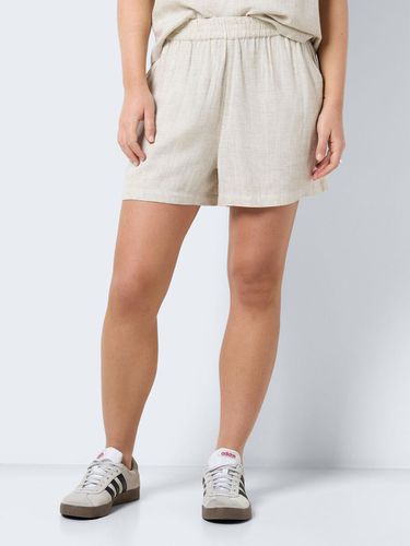Linen Blend Shorts - Noisy May - Modalova