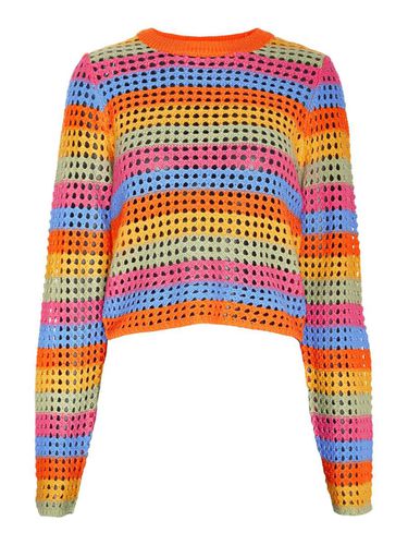 Multi-coloured Knitted Pullover - Noisy May - Modalova