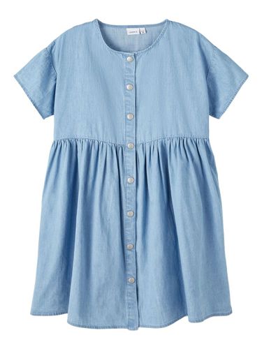 Mangas Cortas Vestido Vaquero - Name it - Modalova