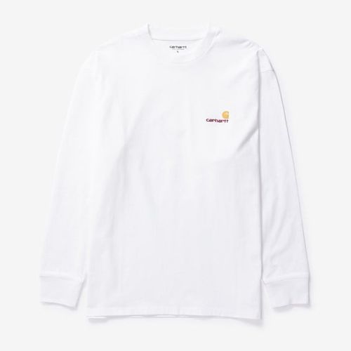 Long Sleeve American Script T-shirt - Carhartt Wip - Modalova