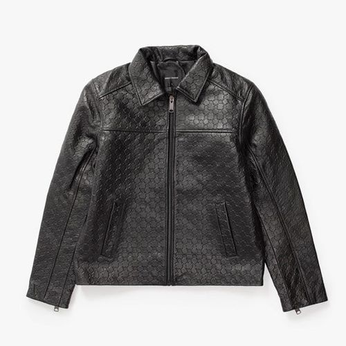 Silence Monogram Leather Jacket - Daily Paper - Modalova