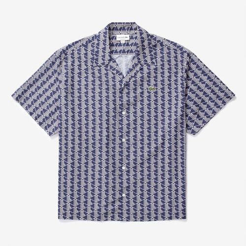 Short Sleeve Signature Monogram Shirt - Lacoste - Modalova