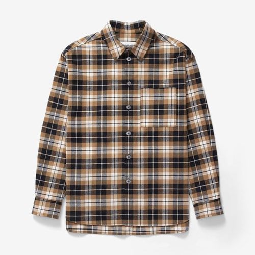Sns Recycled Cotton Flannel Shirt - Sns - Modalova