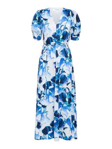 Estampado Floral Vestido Midi - Selected - Modalova