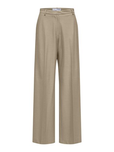 Estilo Formal Pantalones De Cintura Alta - Selected - Modalova