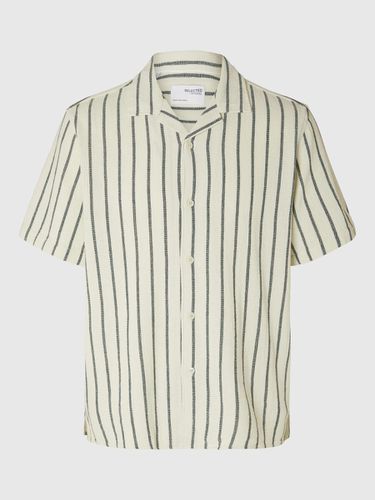Striped Short Sleeved Shirt - Selected - Modalova