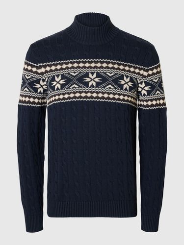 High Neck Christmas Jumper - Selected - Modalova