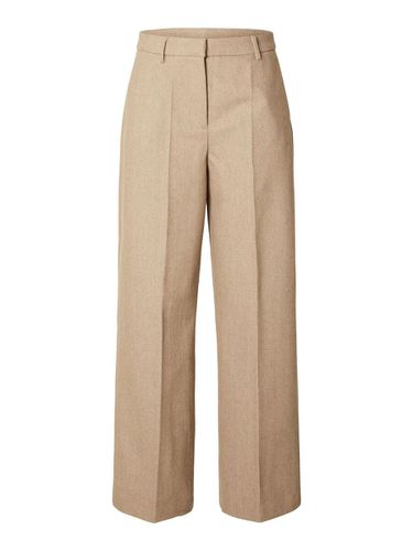 Tailored Wide-leg Trousers - Selected - Modalova