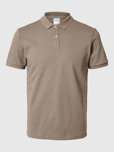 Short-sleeved Jersey Polo Shirt - Selected - Modalova