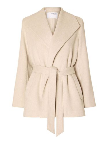 Belted Coat - Selected - Modalova