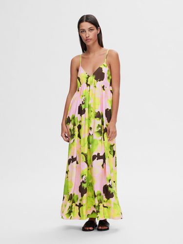Printed Sleeveless Maxi Dress - Selected - Modalova