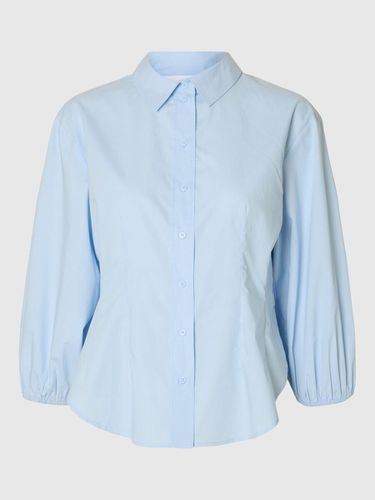 Cotton 3/4 Sleeved Shirt - Selected - Modalova