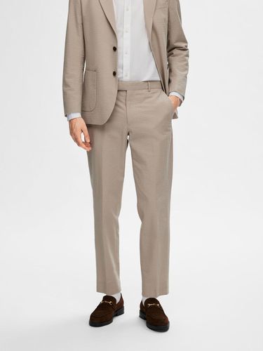 Seersucker Suit Trousers - Selected - Modalova