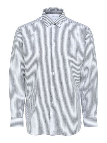 Linen Long Sleeved Shirt - Selected - Modalova