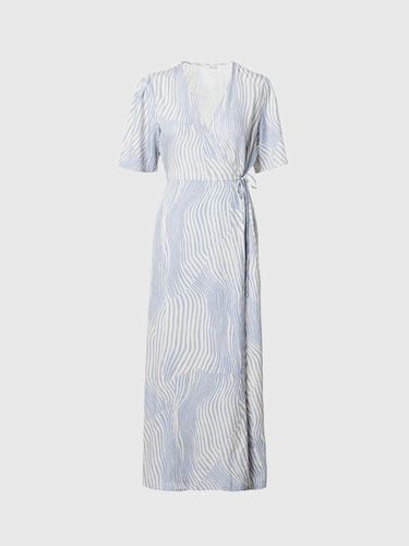 Printed Wrap Dress - Selected - Modalova